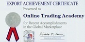 Export Achievement Certificate