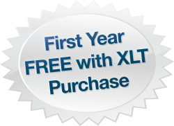 First Year Free with XLT Purchase